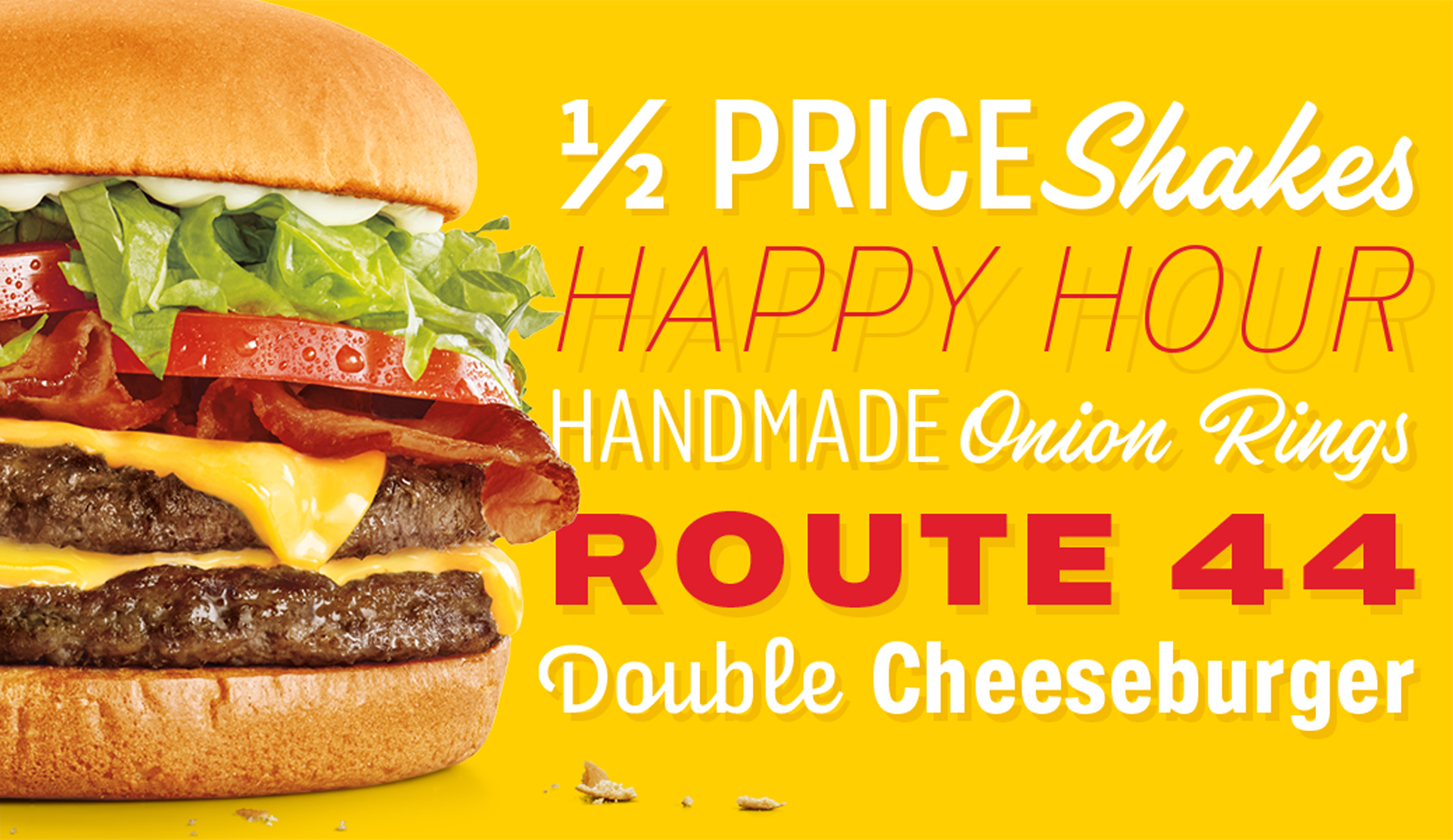 Sonic Typeface Sampler with Cheeseburger