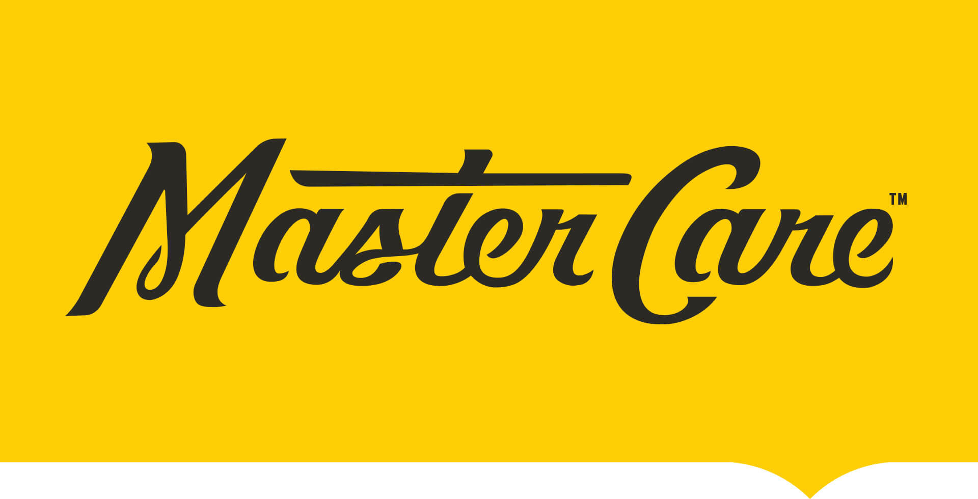 Large MasterCare Logo on yellow field