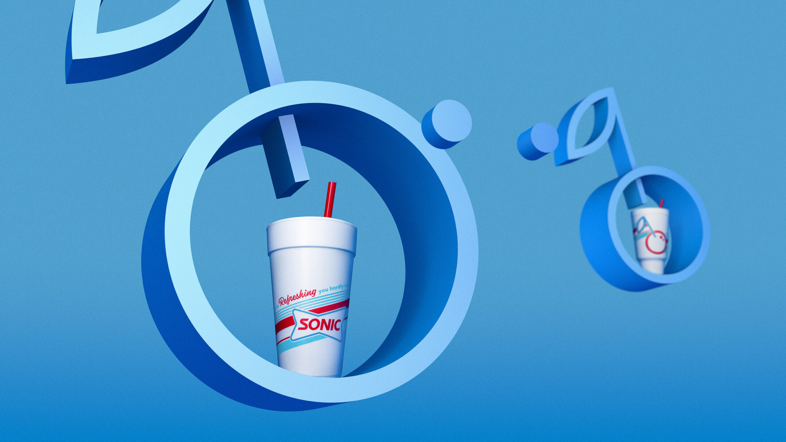 Sonic Drive-In Summer Cup Design Packaging