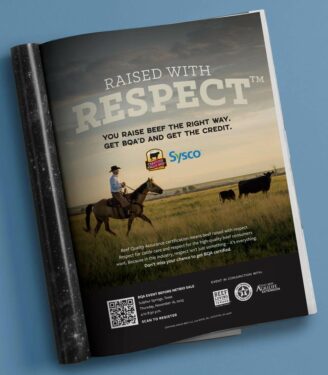 Raised With Respect print ad